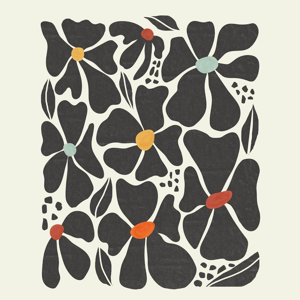 Black Florals