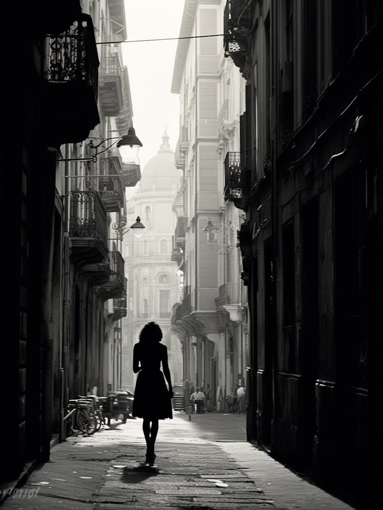 Genoa, Italy,, Mediterranean Black And White Photography Analogue 3