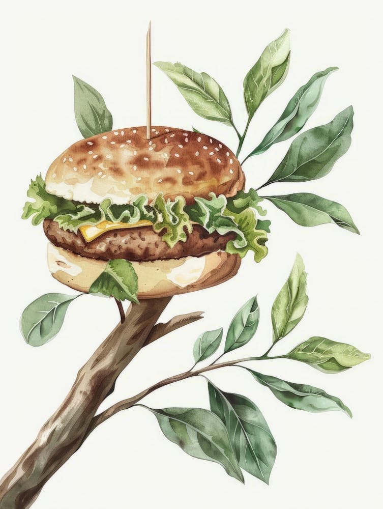 Burger On A Branch