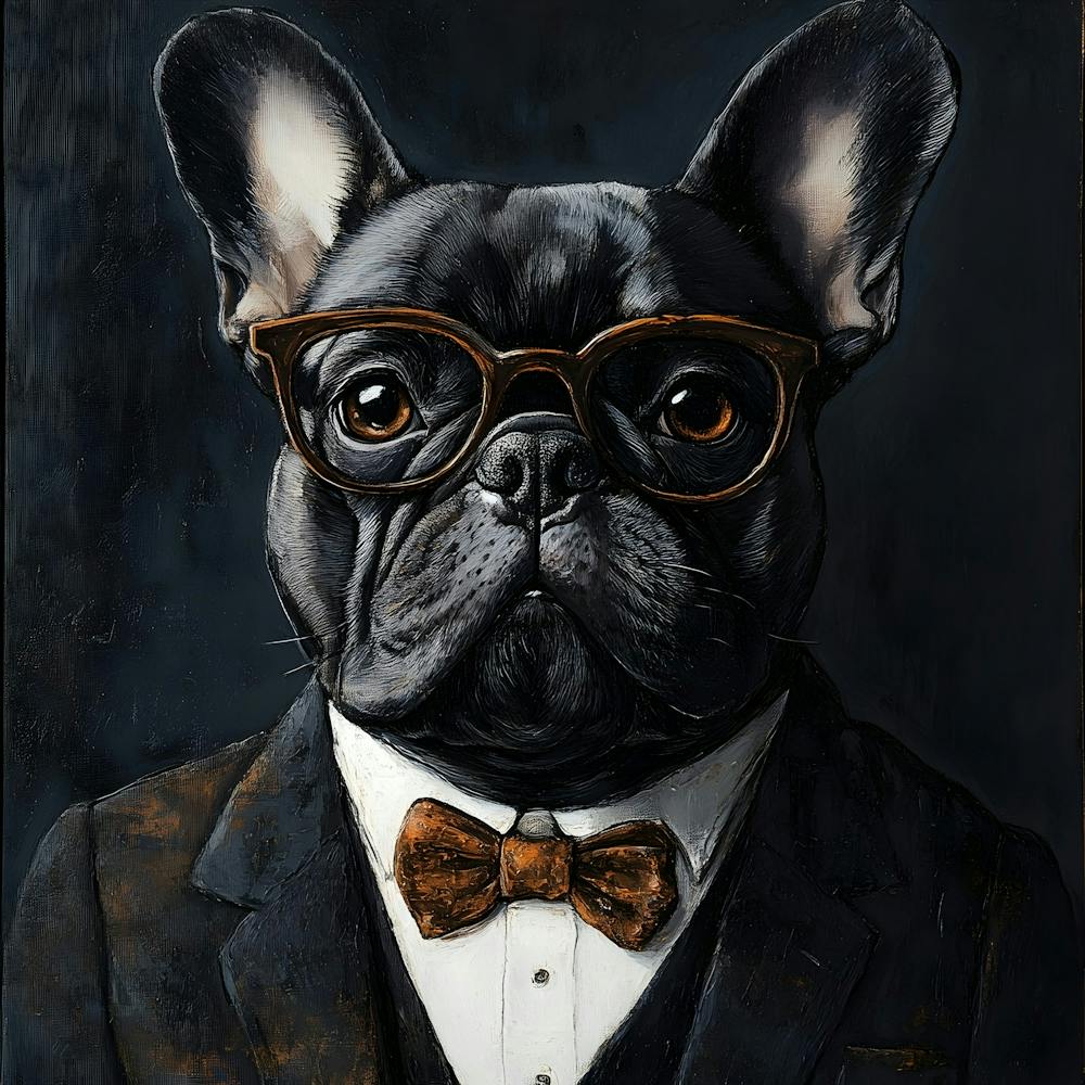 This Frenchie Is All Business 4