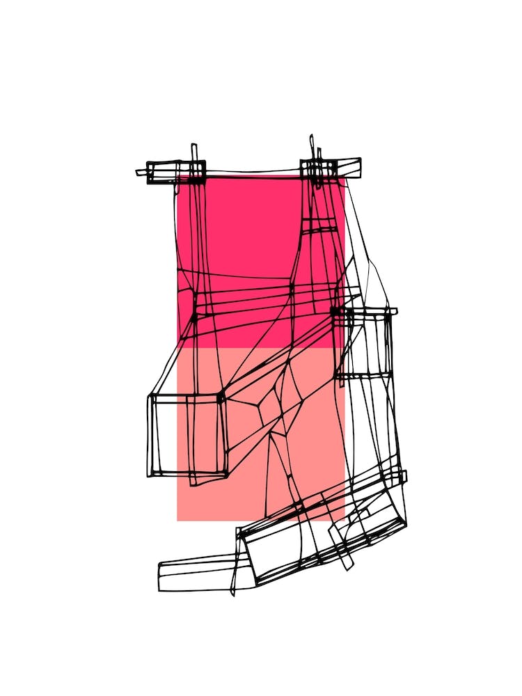 Pink Crane