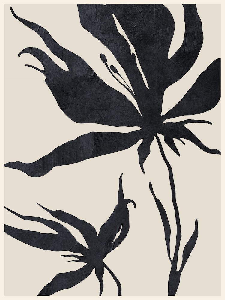 Abstract Art Minimal Flowers