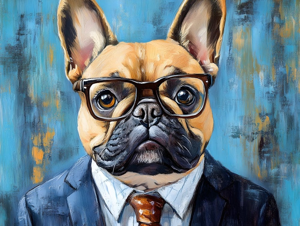 This Frenchie Is All Business 7