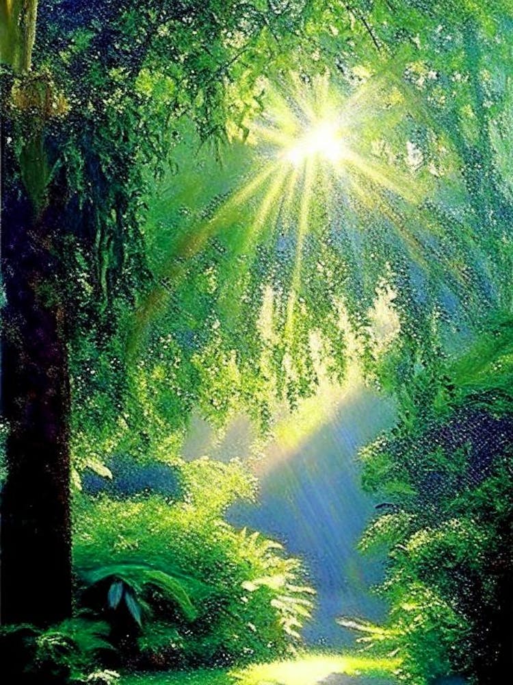 Jardim Botânico De Curitiba, Brazil Classic Painting