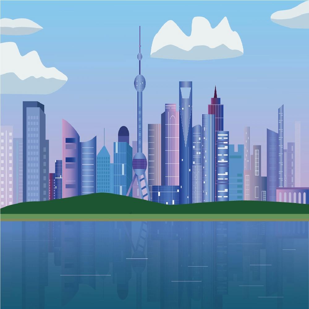 Shanghai Stadtlandschaft