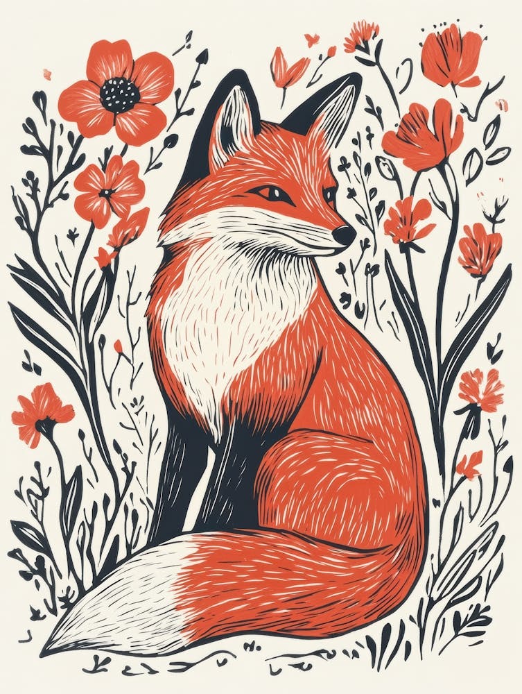 Fox In The Meadow 1