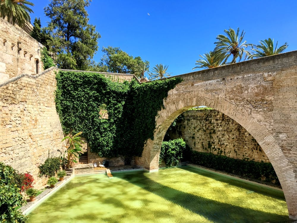 Pool In A Courtyard in Ibiza (Spain Series)