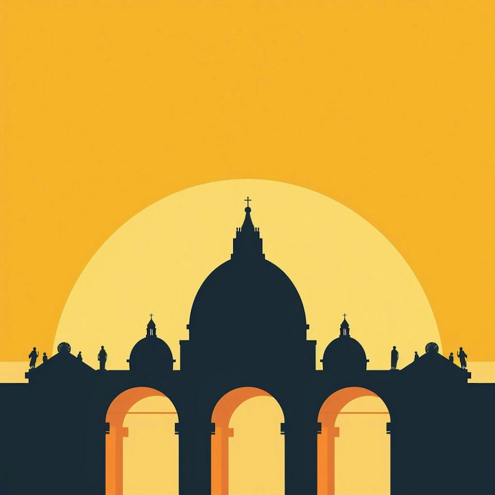 A Vatican City Minimal Illustration 1720444887 2