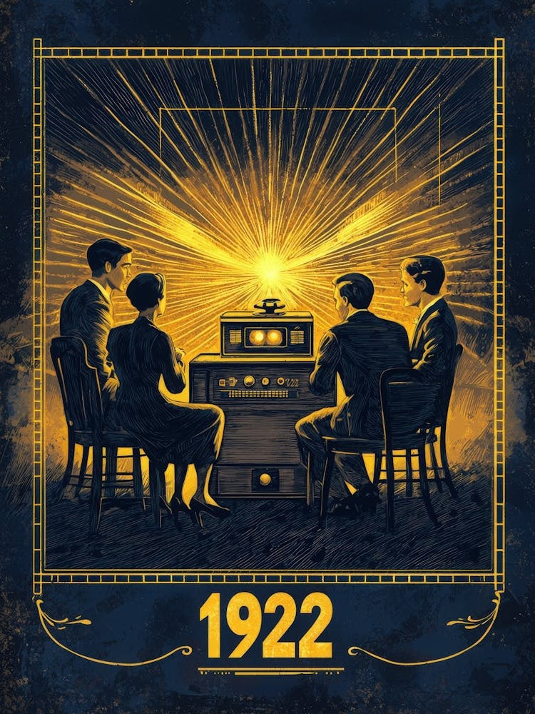 Aihrgdesign A Vintage Technology Poster Celebrating The Radio 362f9be7 B55b 4a43 8033 0302f2a1b562 1