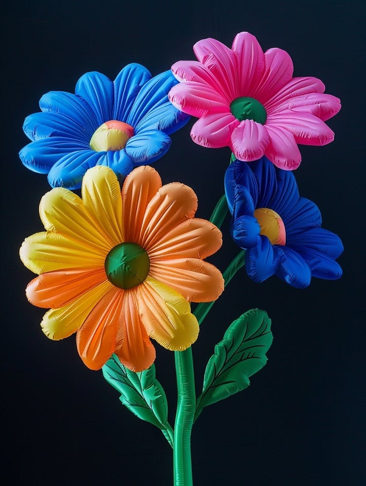 Fleurs Gonflables Lumineuses Gerbera 2
