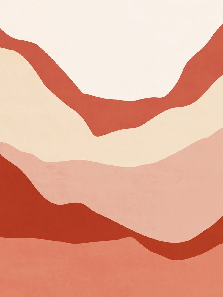 Abstract Mountain Landscape - Tt01