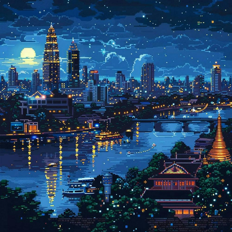 Cityscape At Night