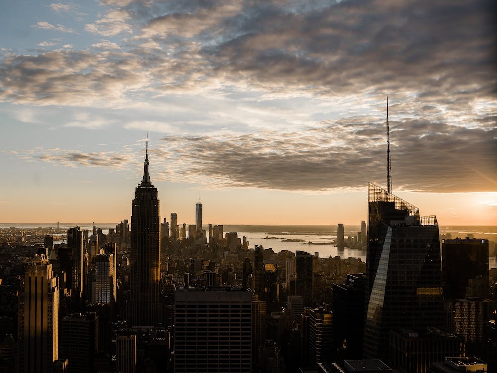 Sunset In New York City