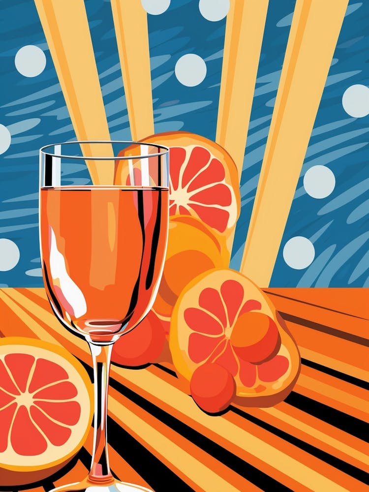 Pop Art Style Dotty Cocktails 4