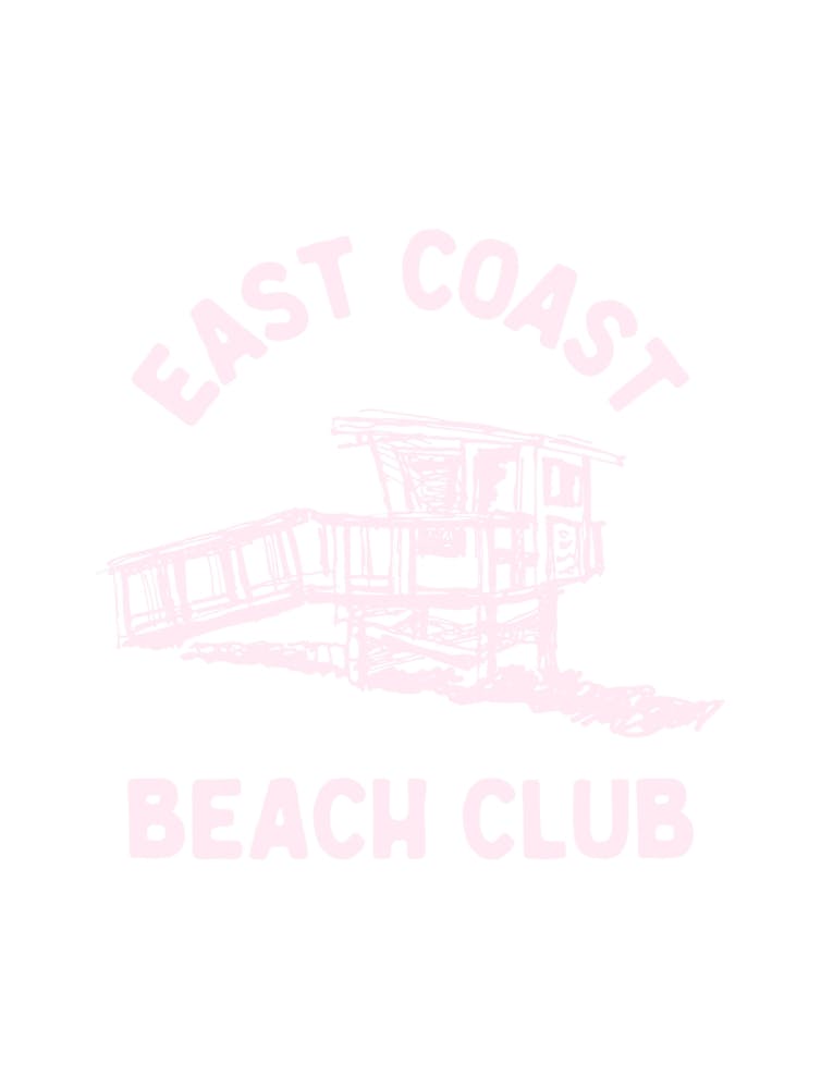 East Coast Beach Club - Light Pink