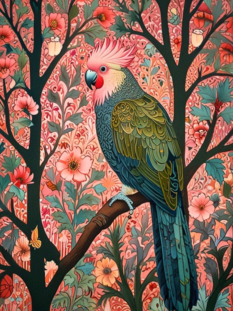 William Morris Cockatoo 2