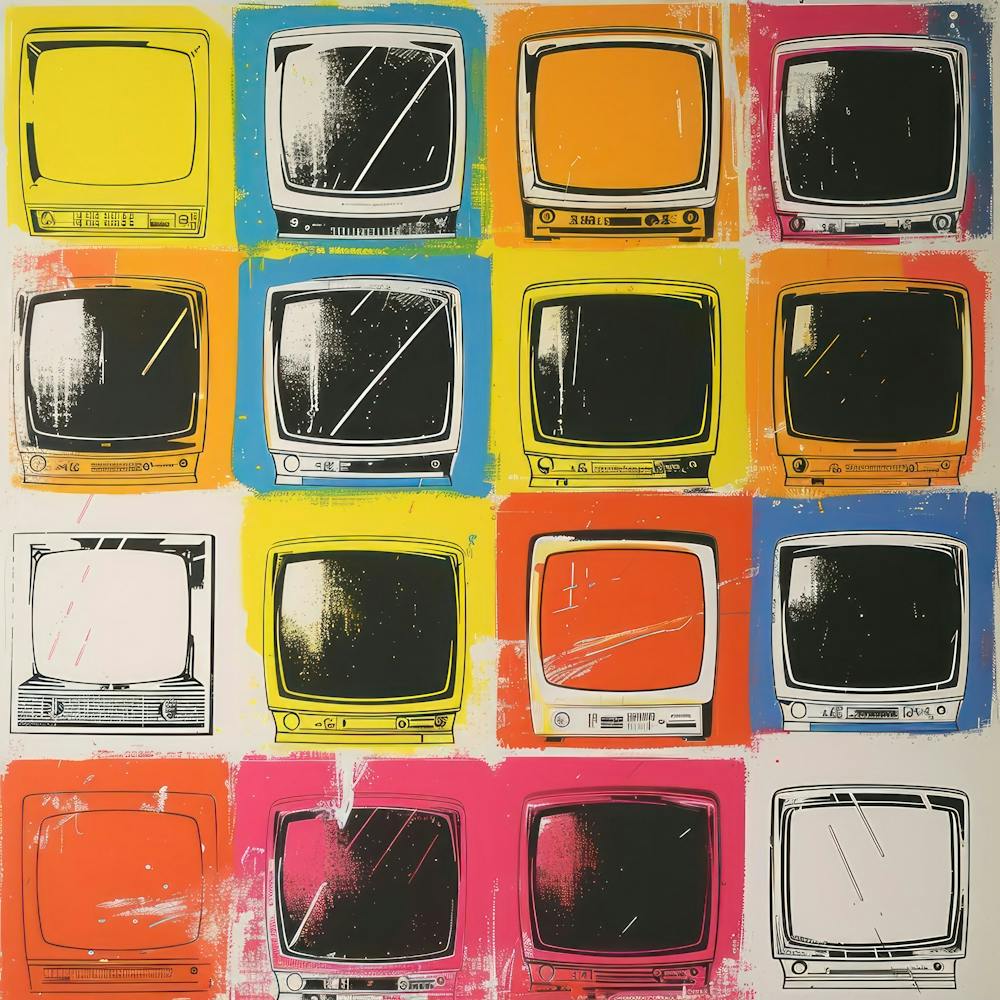 Televisions Pop Art 4