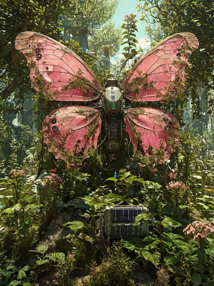 Butterfly In The Forest