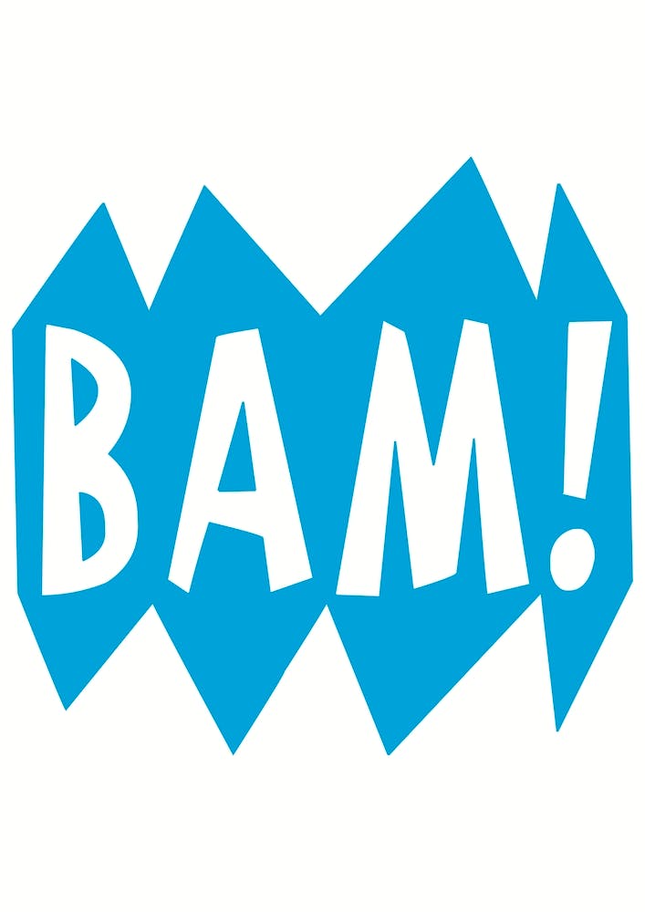 BAM Superhero Blue