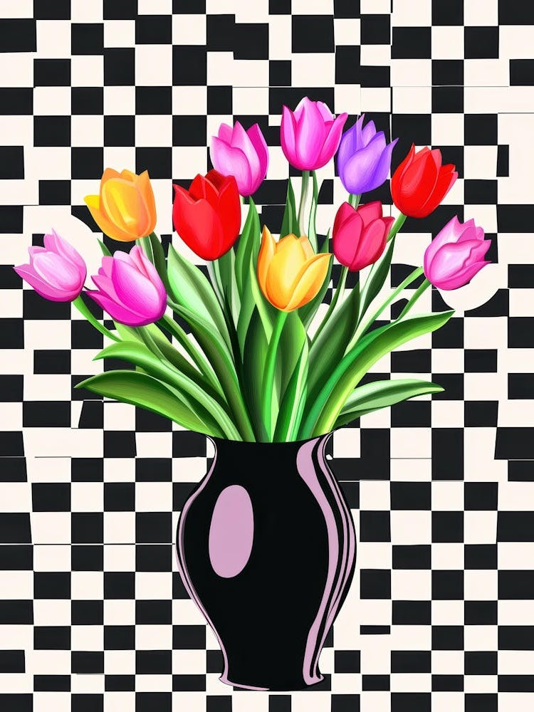 Tulips In A Vase 85