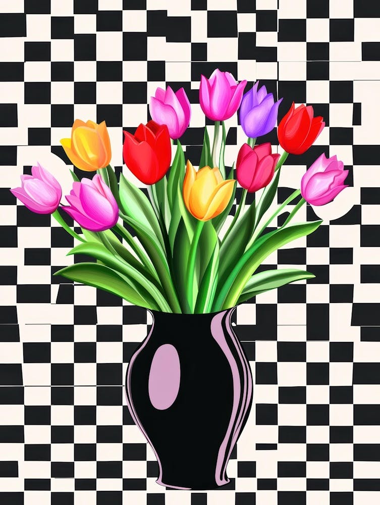 Tulips In A Vase 85