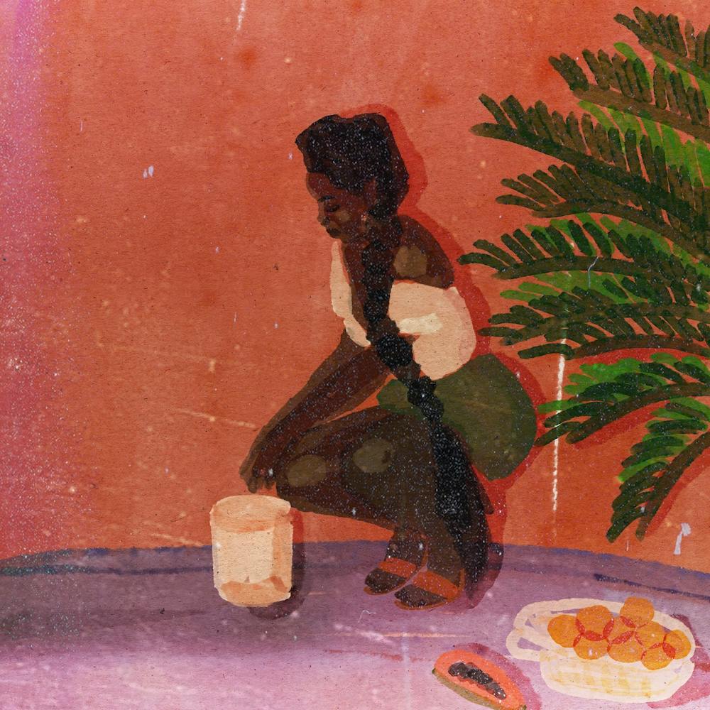 Tropical Beauty Square