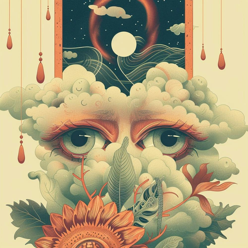 The Night has sad eyes