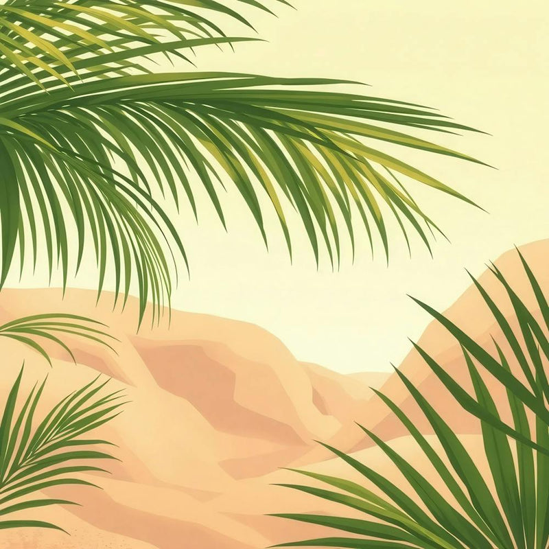 Palm Tree In The Desert