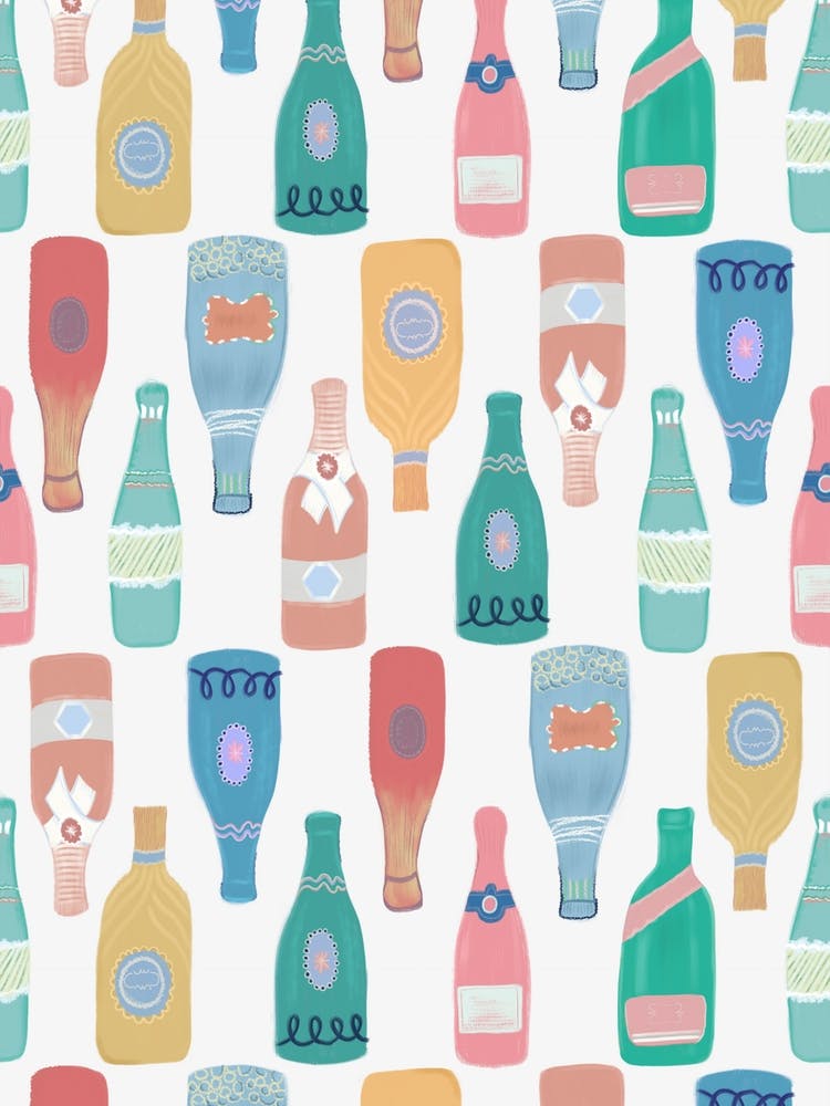Champagne Wine Bottle