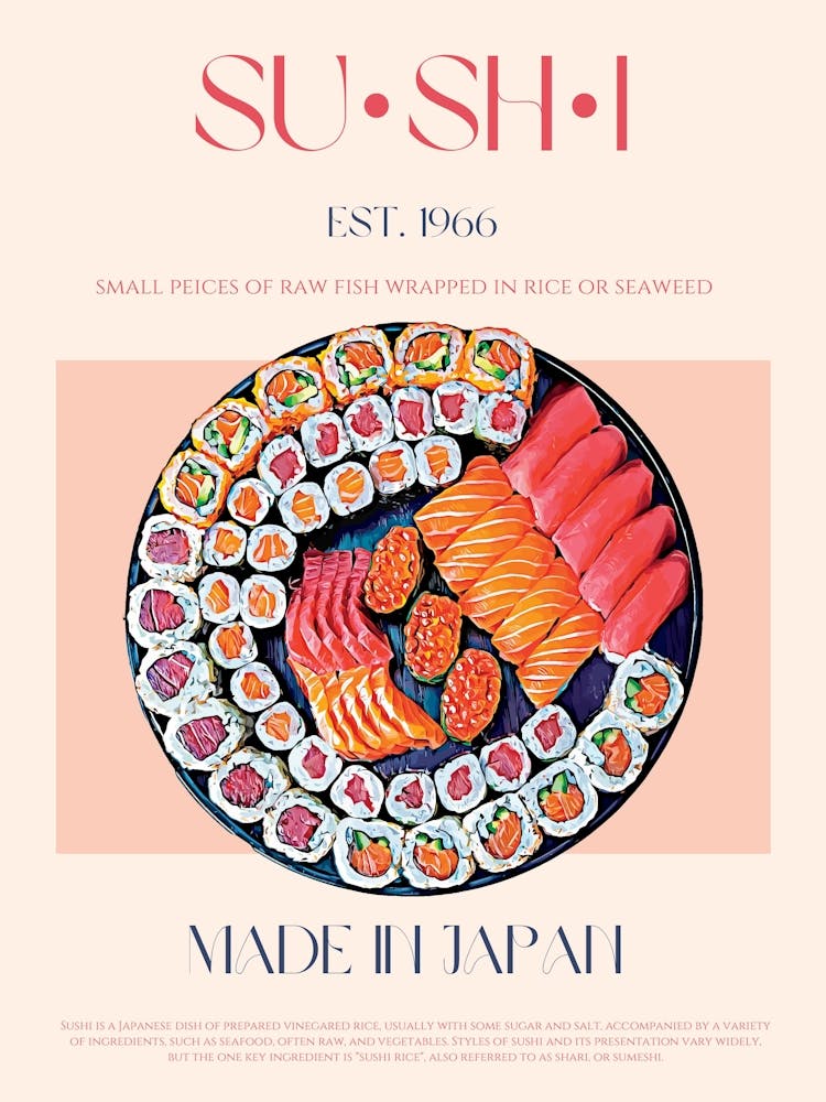 Sushi Mid Century