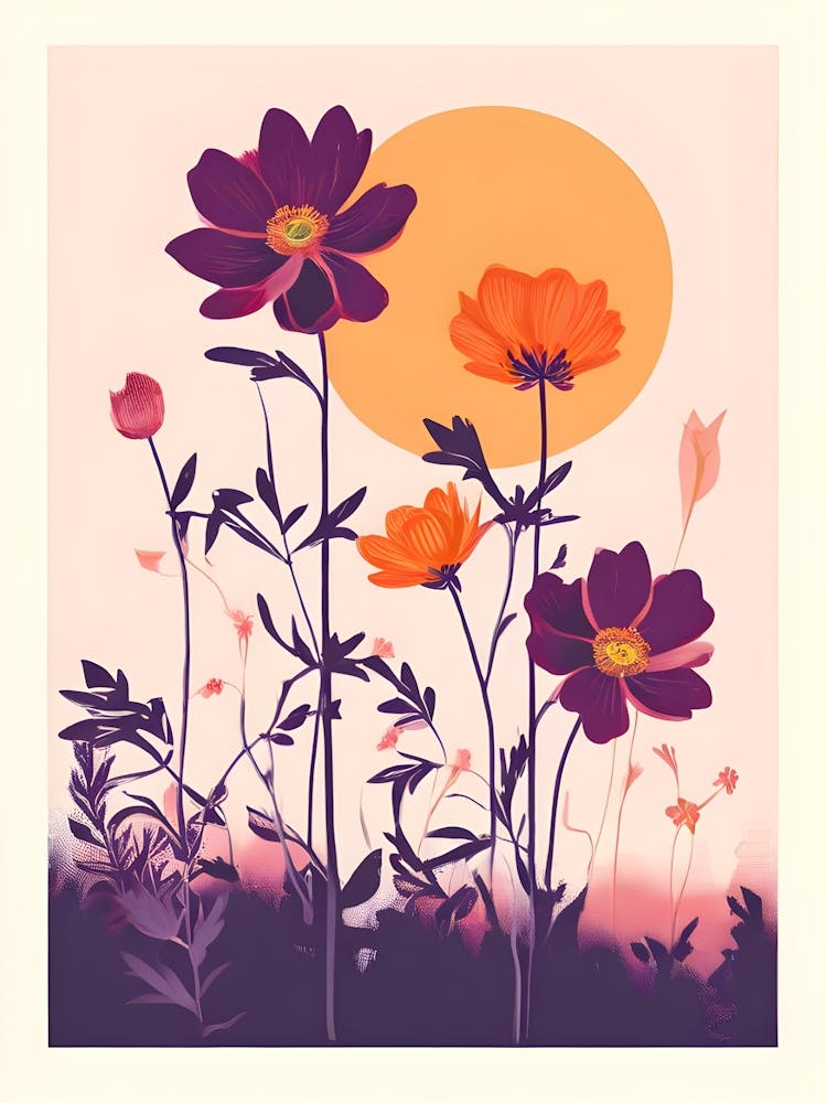 Sunset Flowers 4