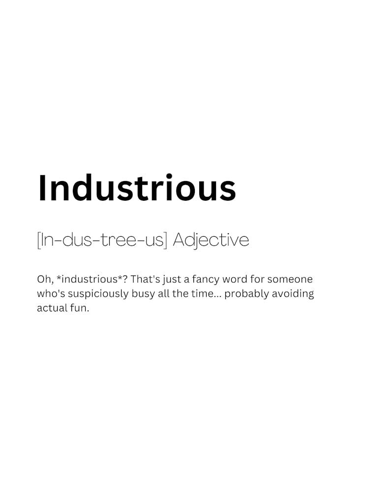 Industrious Definition Meaning