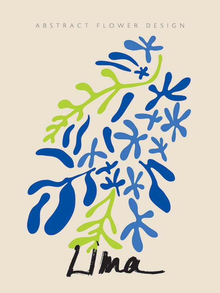 Lima Matisse Inspired Flower