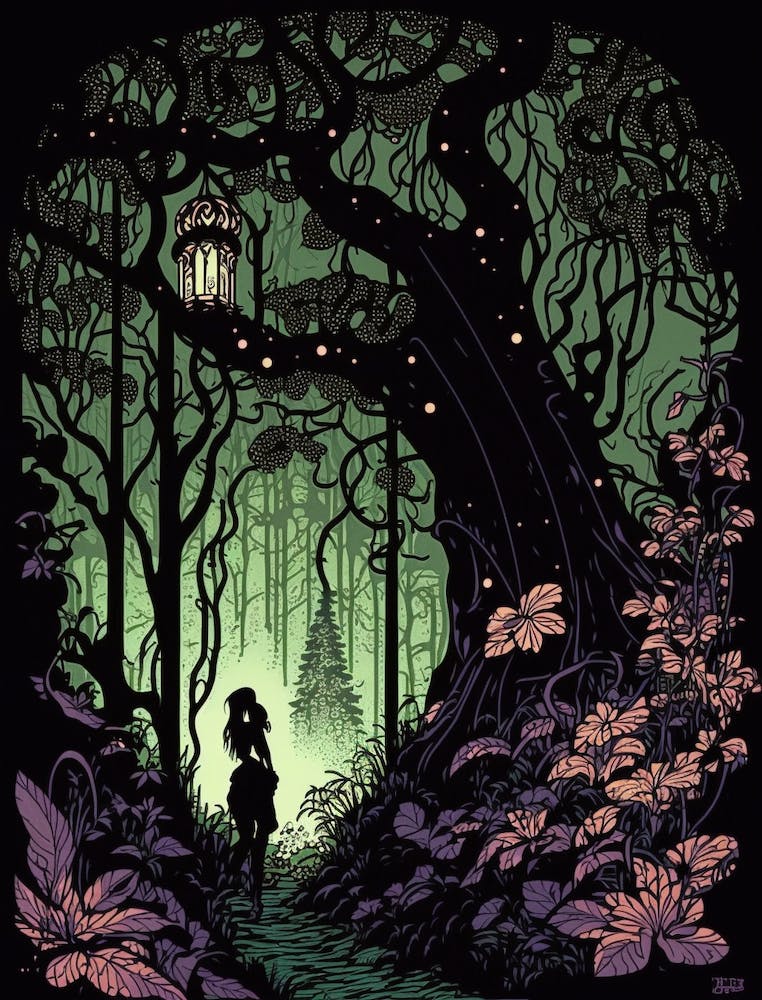 Fezgirl Art Nouveau Mysterious Forest Synthpop Dayglo Klimt Woo Fa65933a 5498 4a61 8009 D9ad5f6f95b4
