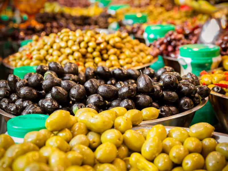 Olives At A Market Stall