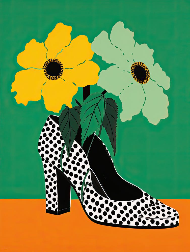 Botanical Bliss: Shoe Floral Impressions