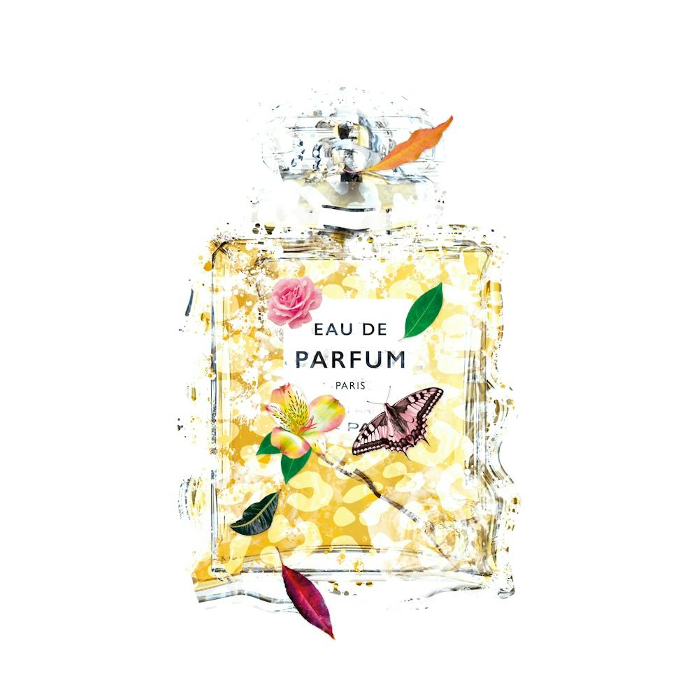 Gold Perfume Bottle