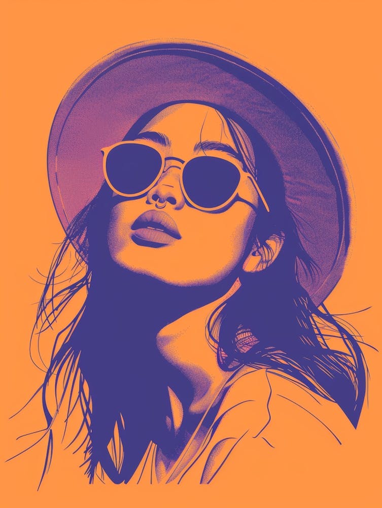 Woman In A Hat 105