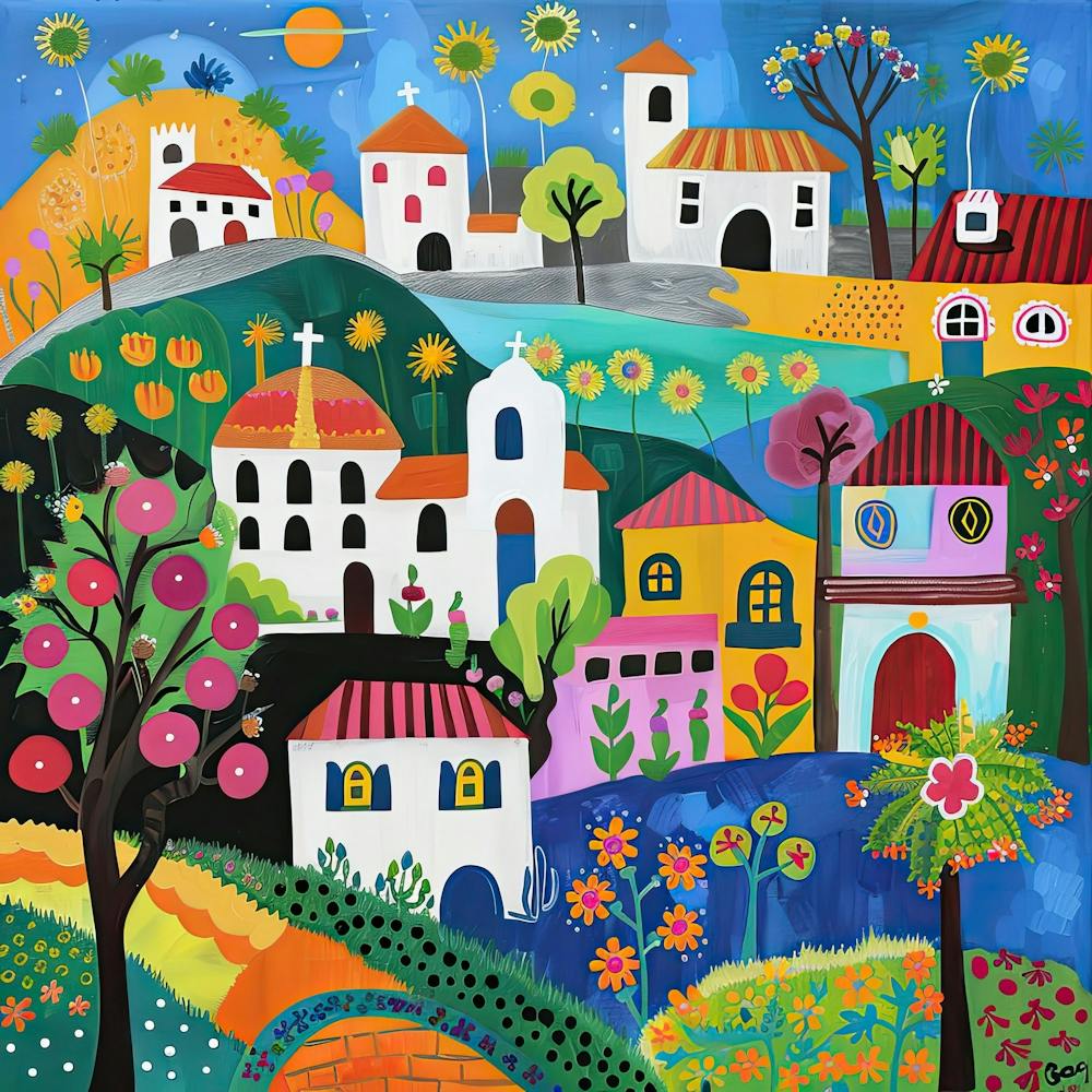 Kids Travel Illustration Spain 3