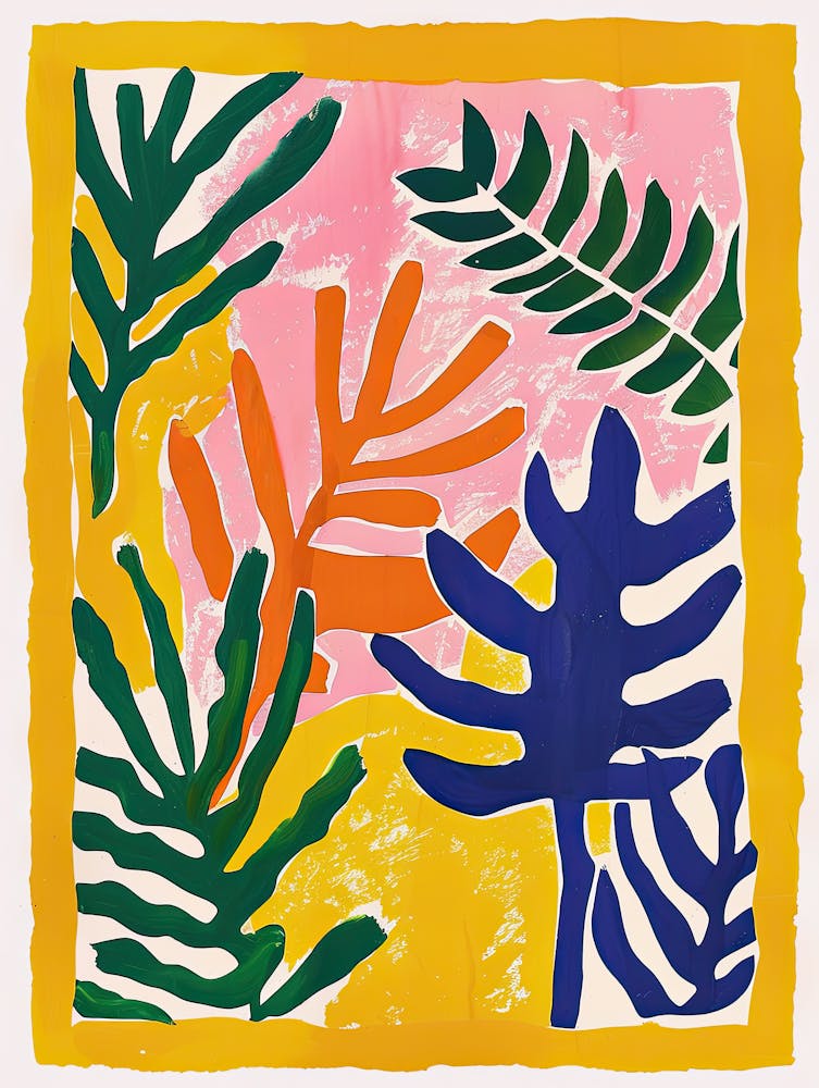 Éclosion Solaire Style Matisse