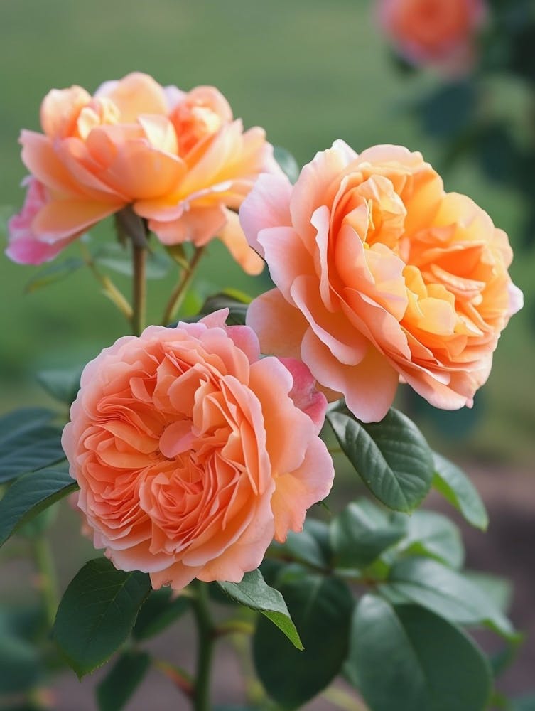 Englische Rosen Malerei Stammesstil 3