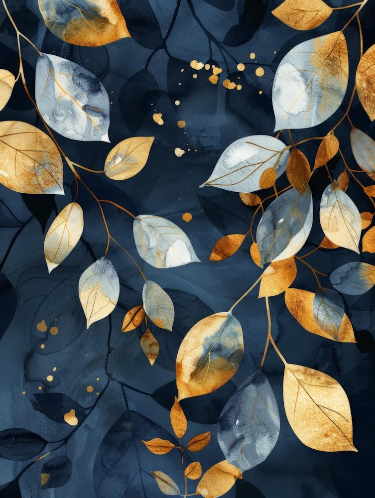 Autumn Leaves Canvas Art