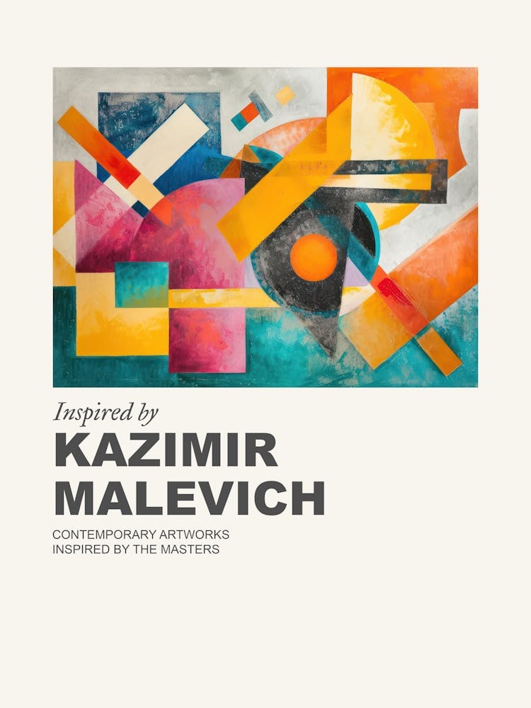 Museum Poster Inspired By Kazimir Malevich 4