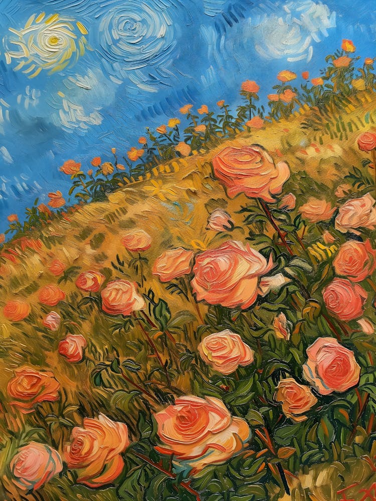 Roses In The Field