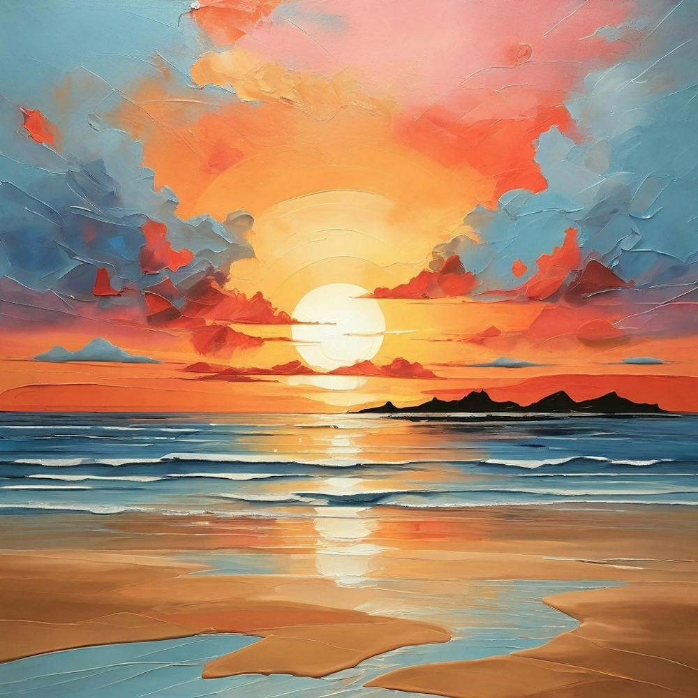 Sunset On The Beach 14