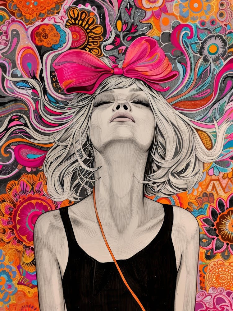 Girl With Headphones