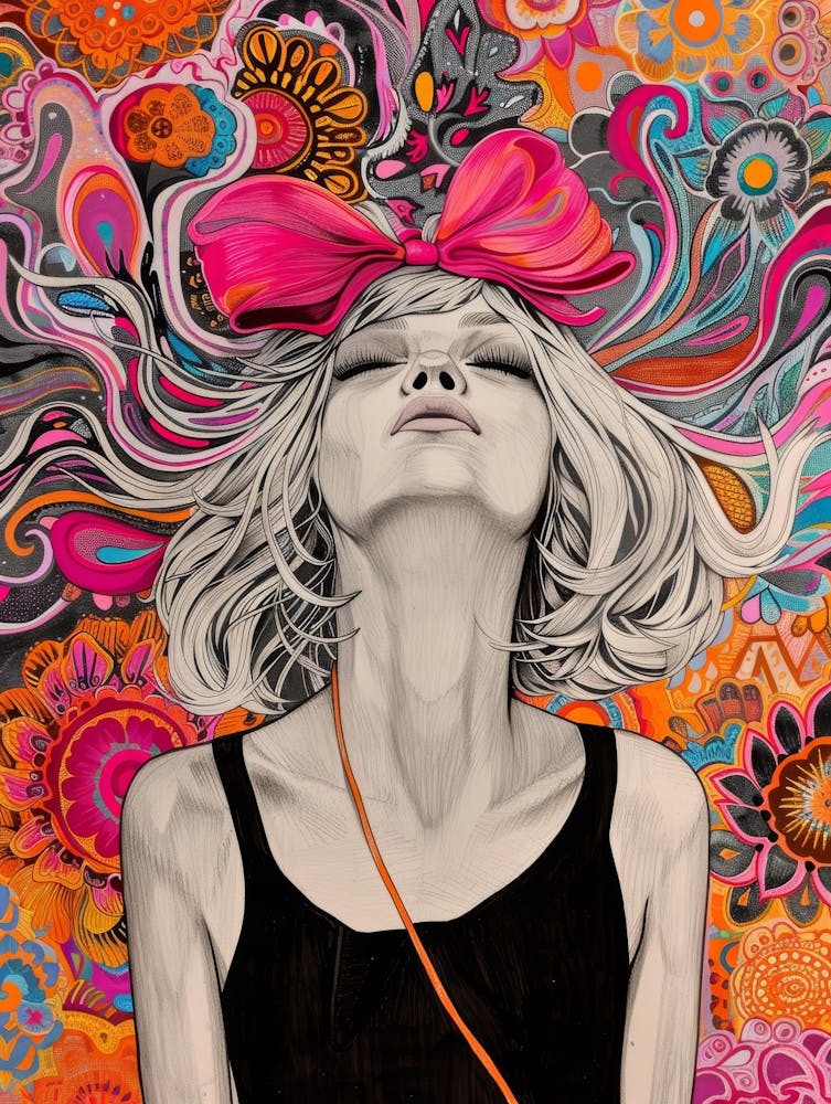 Girl With Headphones