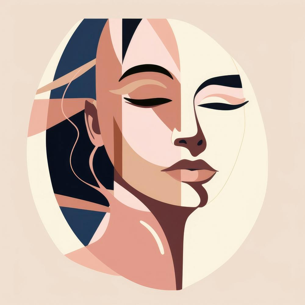 Abstract Portrait Of A Woman 25