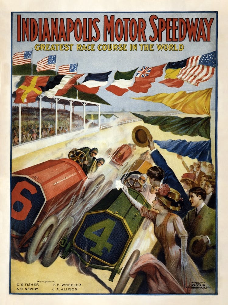 Indianapolis Motor Speedway, Otis Lithograph Co