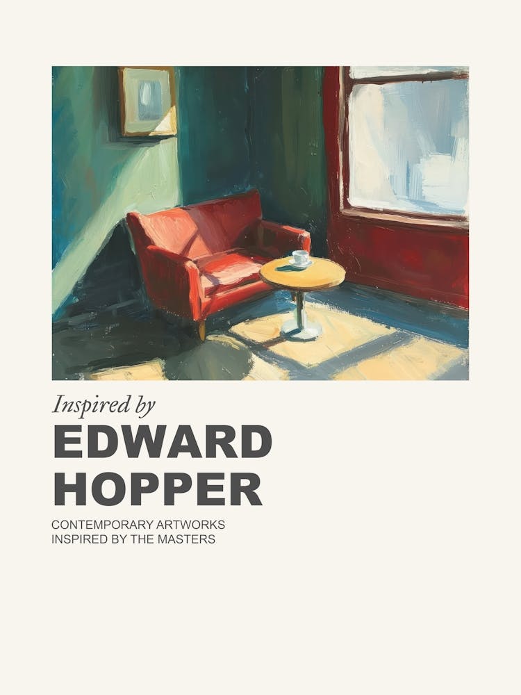 Museum Poster Inspired By Edward Hopper 4